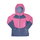 Kamik Steppjacke Celeste (Ganzjahresjacke, winddicht, reflektierend) pink/slateblau Mädchen
